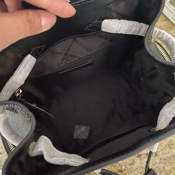 New🖤 Mk Jet Set Medium Pebbled Leather Backpack - Picture 5 of 10